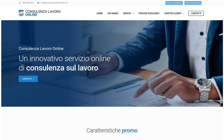 Screenshot di consulenzalavoronline.it