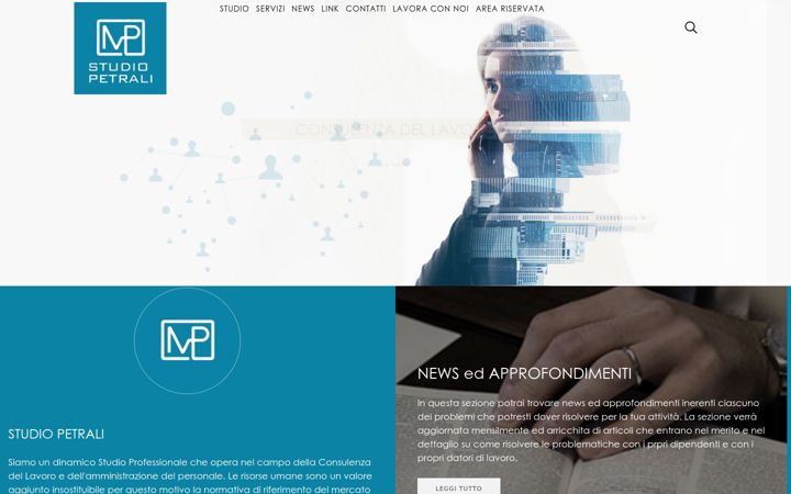 Screenshot of consulenzalavoropetrali.it