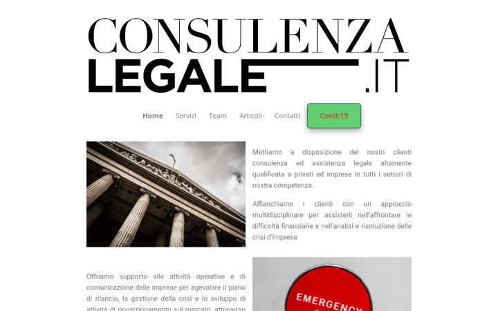 Screenshot di consulenzalegale.it