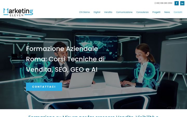 Screenshot of consulenzamarketingroma.it