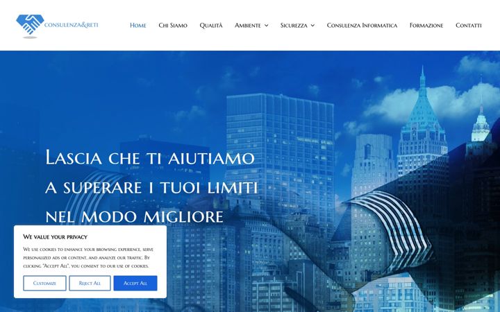 Screenshot of consulenzareti.it