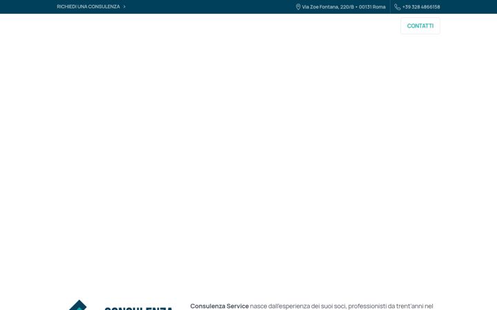 Skjermbilde av consulenzaservice.it