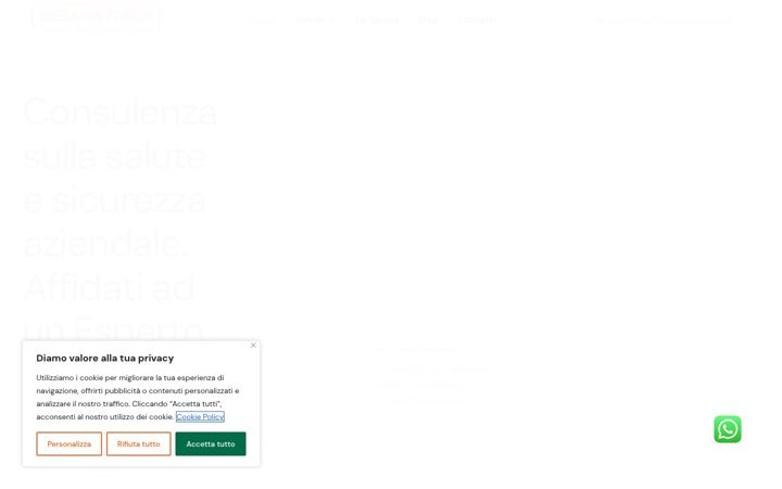 Screenshot of consulenzasicurezzalavoro.net