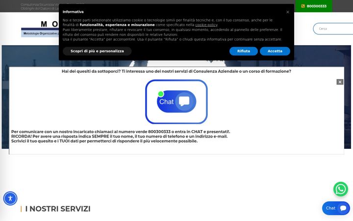 Screenshot of consulenzasicurezzaveneto.it
