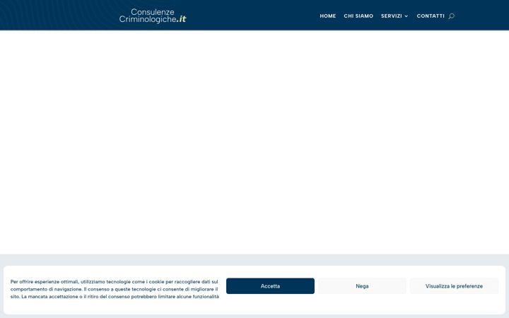 Screenshot of consulenzecriminologiche.it