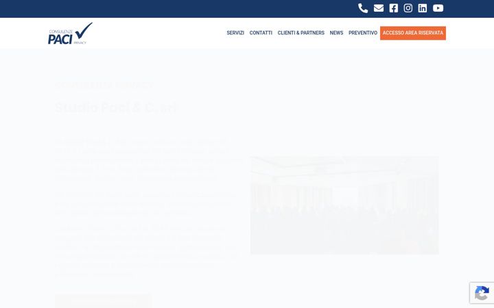 Skärmbild av consulenzepaci.it