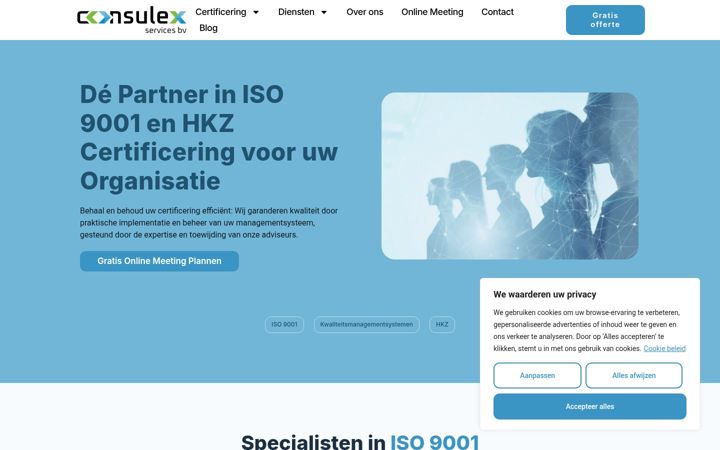 Screenshot of consulexservices.nl