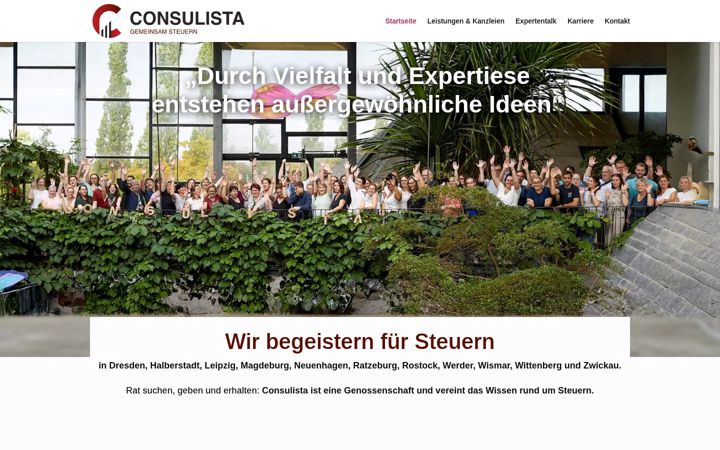 Screenshot of consulista.de