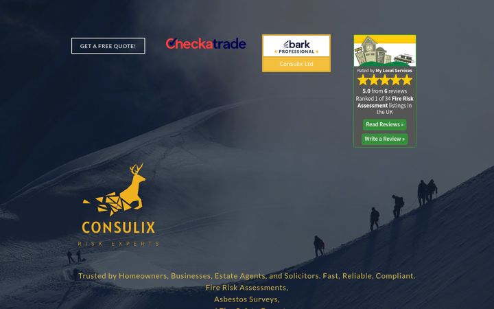 Screenshot of consulix.co.uk