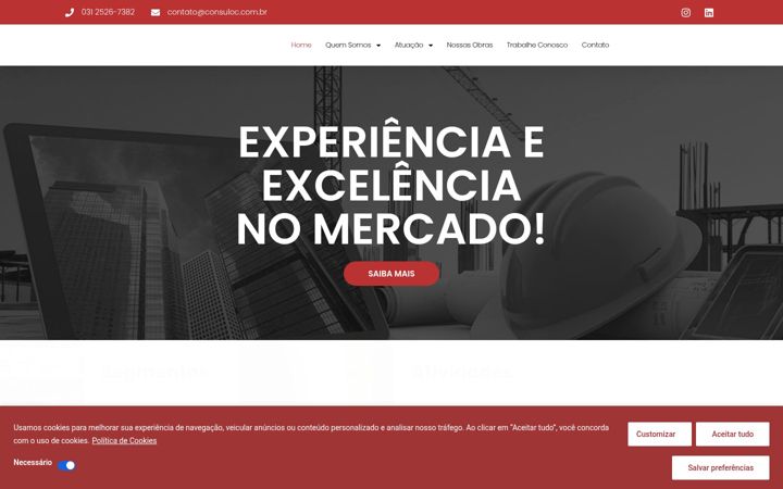 Ekrano kopija consuloc.com.br