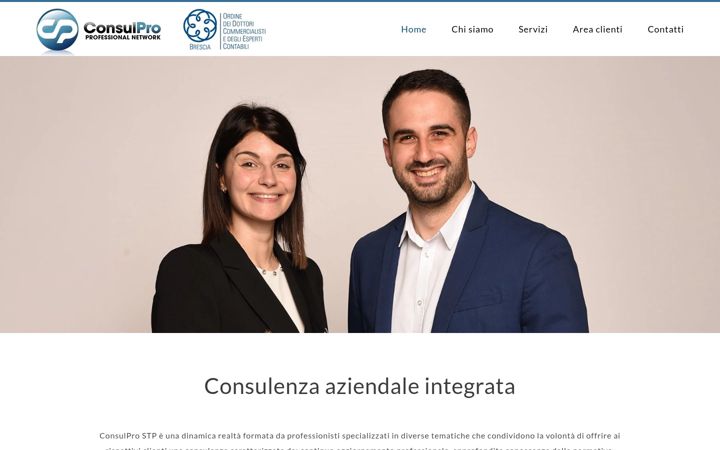 Snimka zaslona za consulpro.it