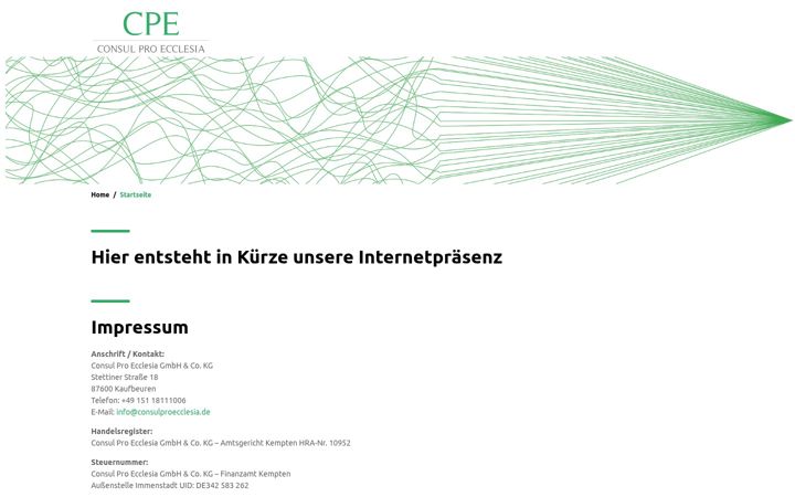 Screenshot of consulproecclesia.de
