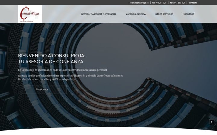 Screenshot of consulrioja.com