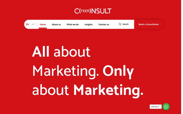 Screenshot of consult-feer.com