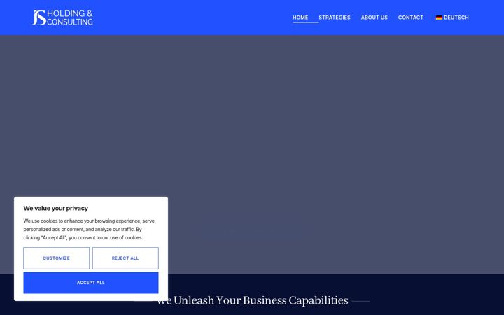 Screenshot of consult-js.com