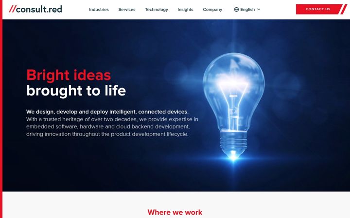 Screenshot of consult.red
