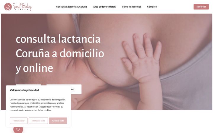 Screenshot of consultalactanciacoruna.es