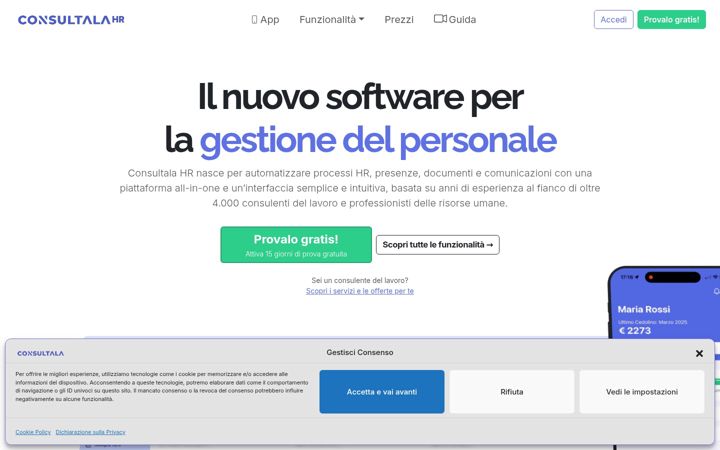 Screenshot of consultalahr.com