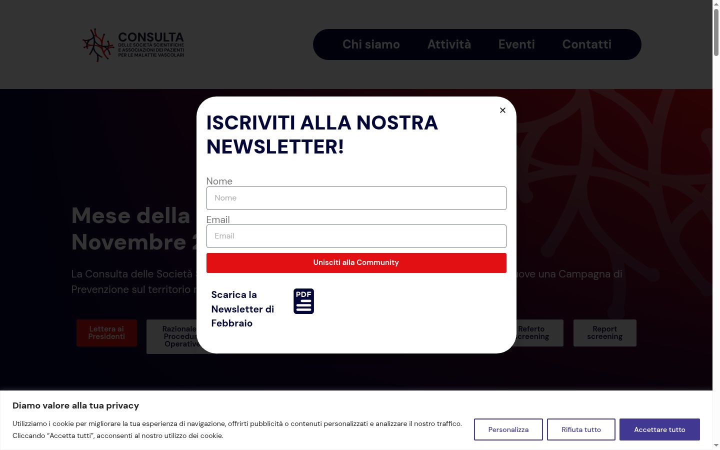 Snímka obrazovky banera súhlasu zobrazeného pred akoukoľvek interakciou