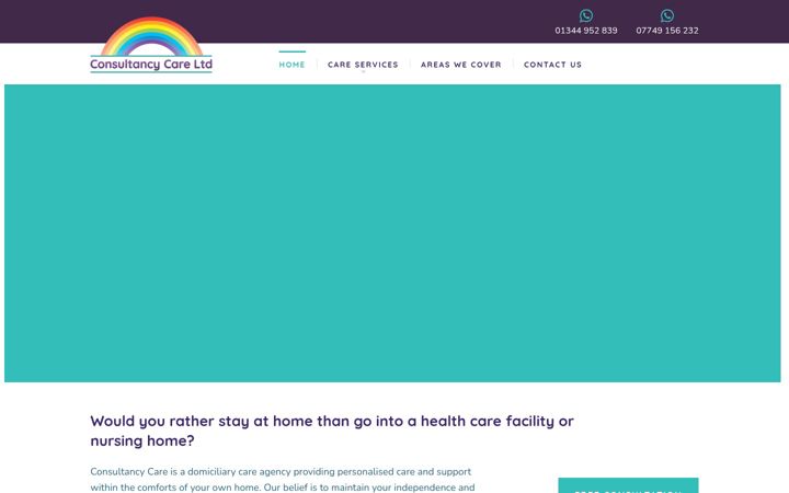 Screenshot of consultancycare.com