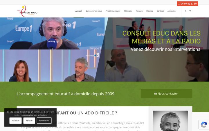 Skjámynd af consultant-educatif.fr