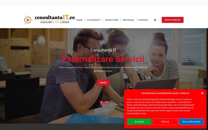 Screenshot of consultantait.ro