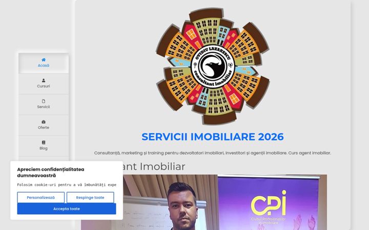 Screenshot of consultantimobiliar.ro