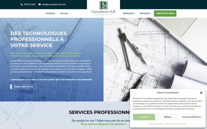 Screenshot of consultants-sb.com