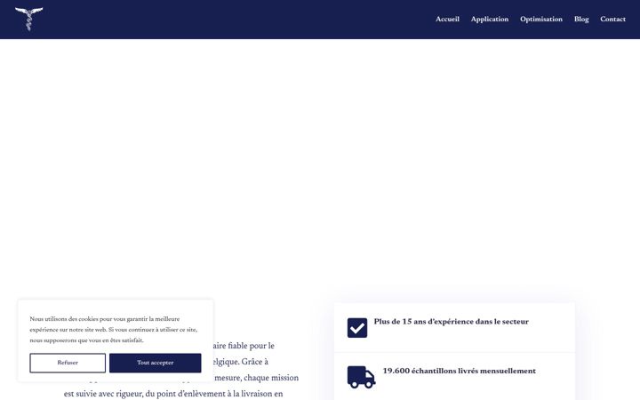Screenshot of consultantseo.be