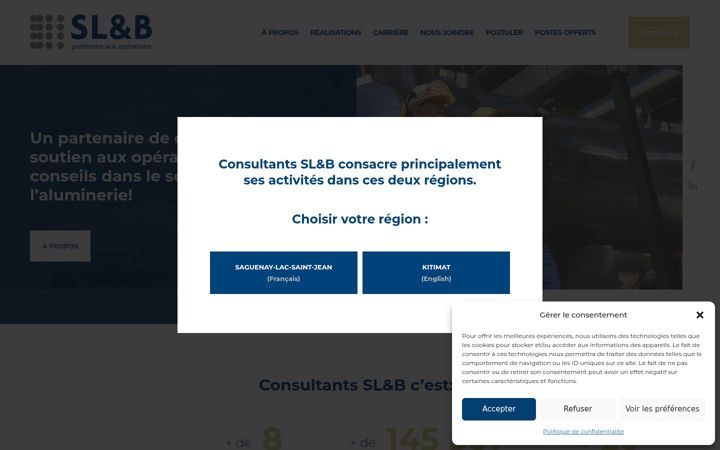 Screenshot of consultantsslb.com