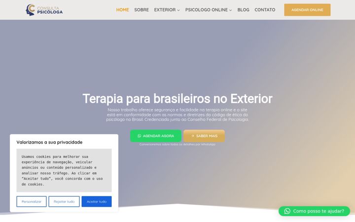 Ekrano kopija consultapsicologa.com.br