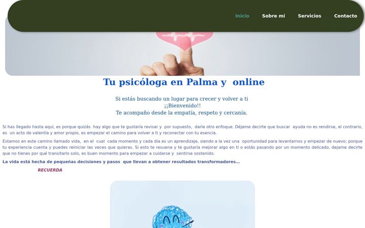 Screenshot of consultapsicosr.es