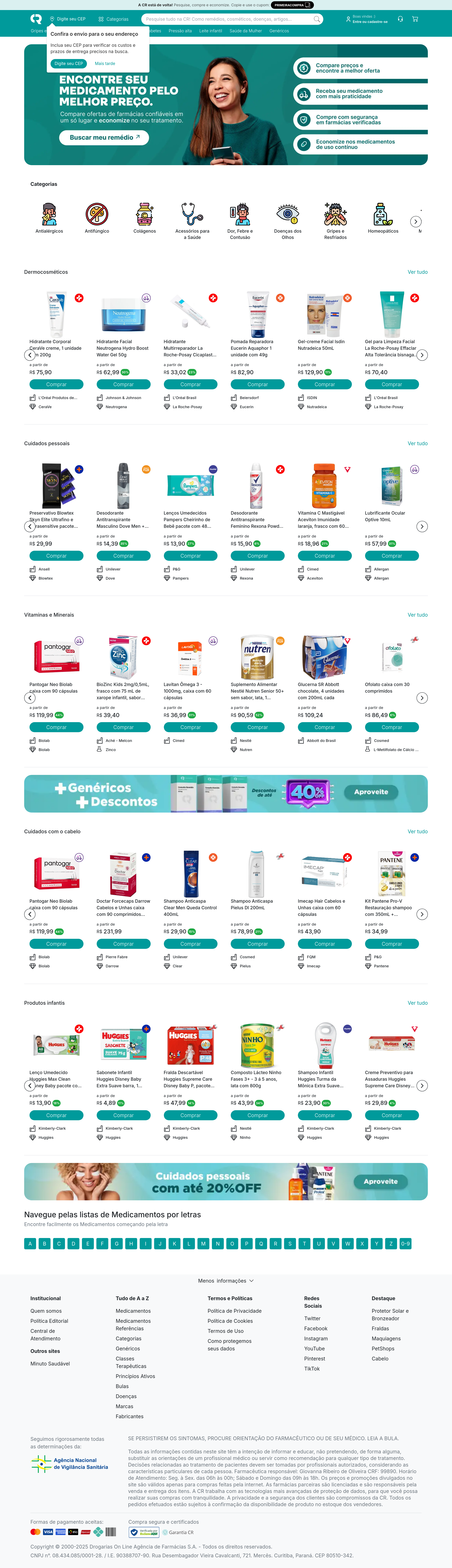 Screenshot of consultaremedios.com.br