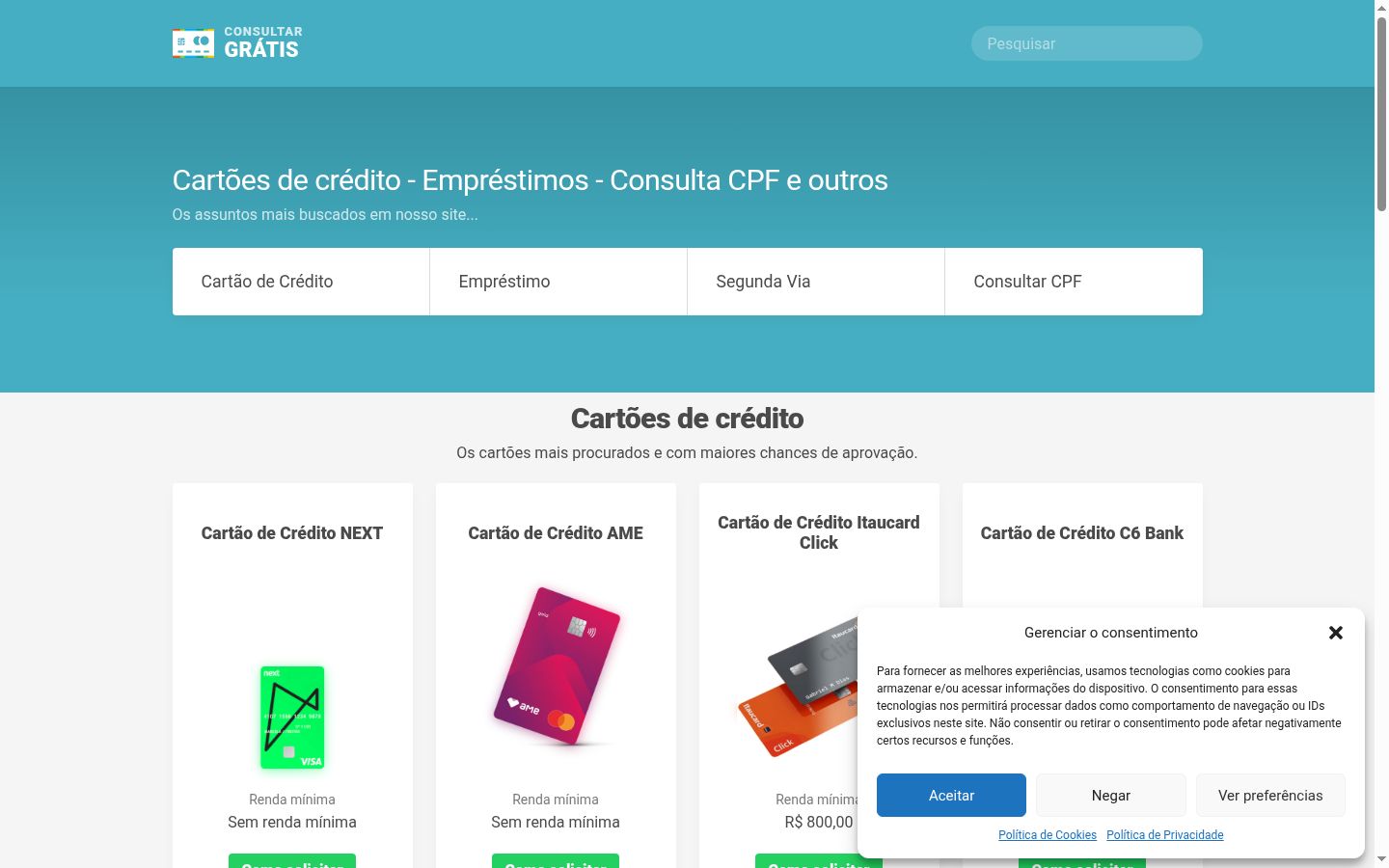 Captură de ecran a bannerului de consimțământ afișat înainte de orice interacțiune