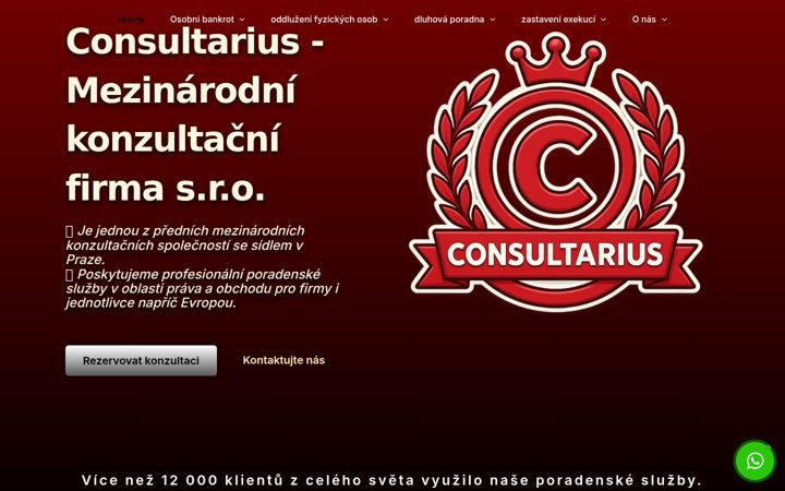 Screenshot of consultarius.cz