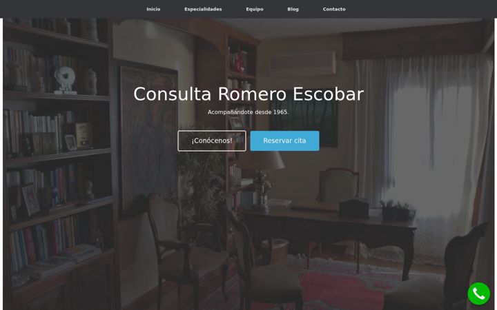 Screenshot of consultaromero.es