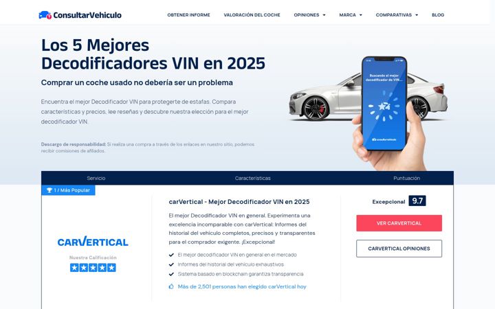 Screenshot of consultarvehiculo.es