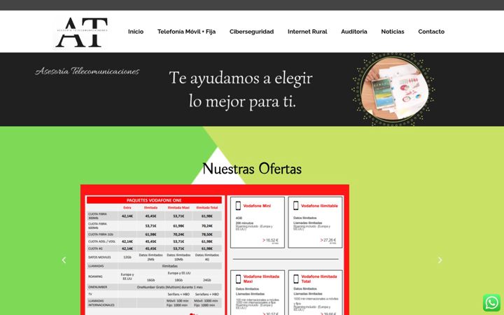 Screenshot of consultatelecomunicaciones.es