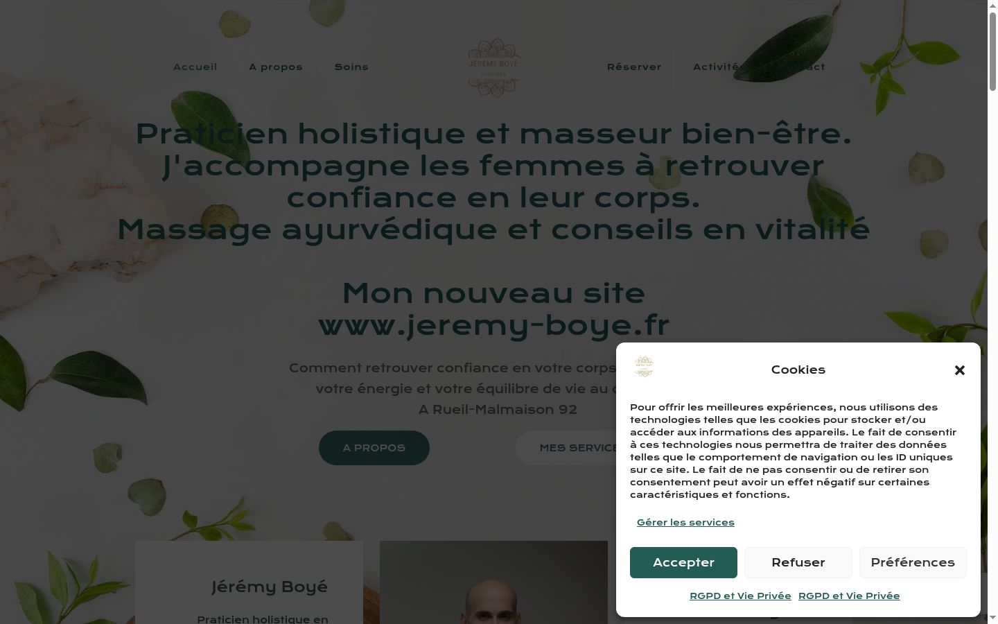 Screenshot van de toestemmingsbanner zoals getoond vóór enige interactie