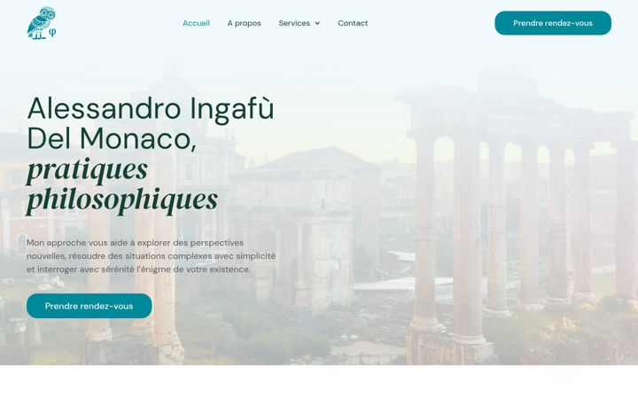 Screenshot of consultationphilo.be
