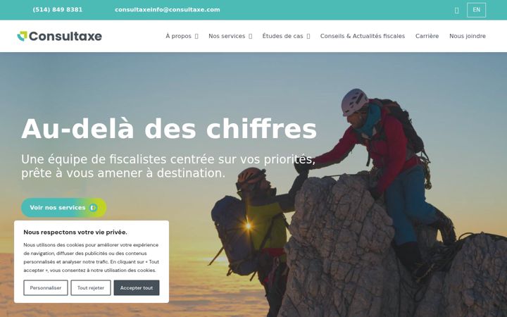 Screenshot of consultax.ca