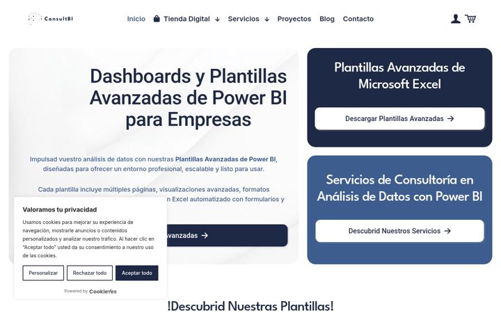 Screenshot ta' consultbi.es