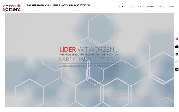 Screenshot of consultchem.eu