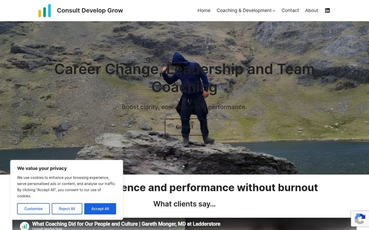 Screenshot of consultdevelopgrow.co.uk