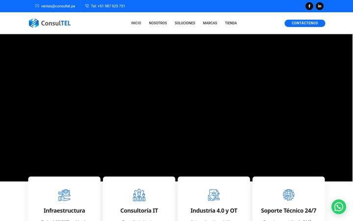 Screenshot of consultel.pe