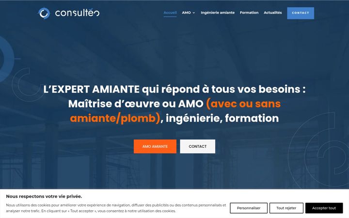 Screenshot of consulteo-conseils.fr