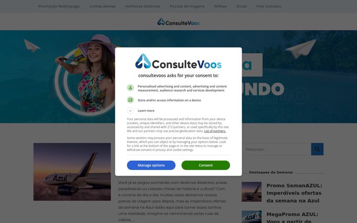 Képernyőkép: consultevoos.com.br