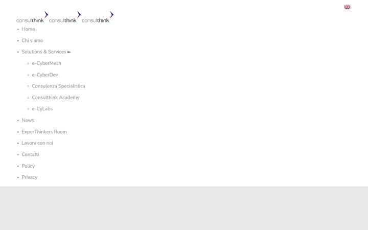 Screenshot of consulthink.it
