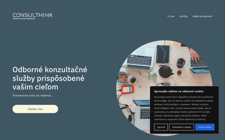 Screenshot of consulthink.sk
