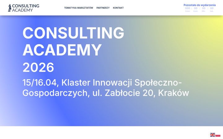 Screenshot of consultingacademy.pl